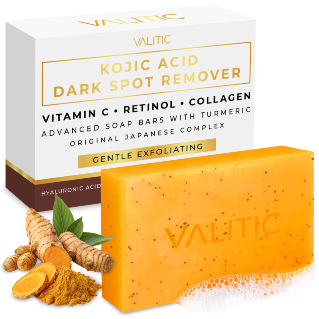 Exfoliating Turmeric Kojic Acid Soap Bar