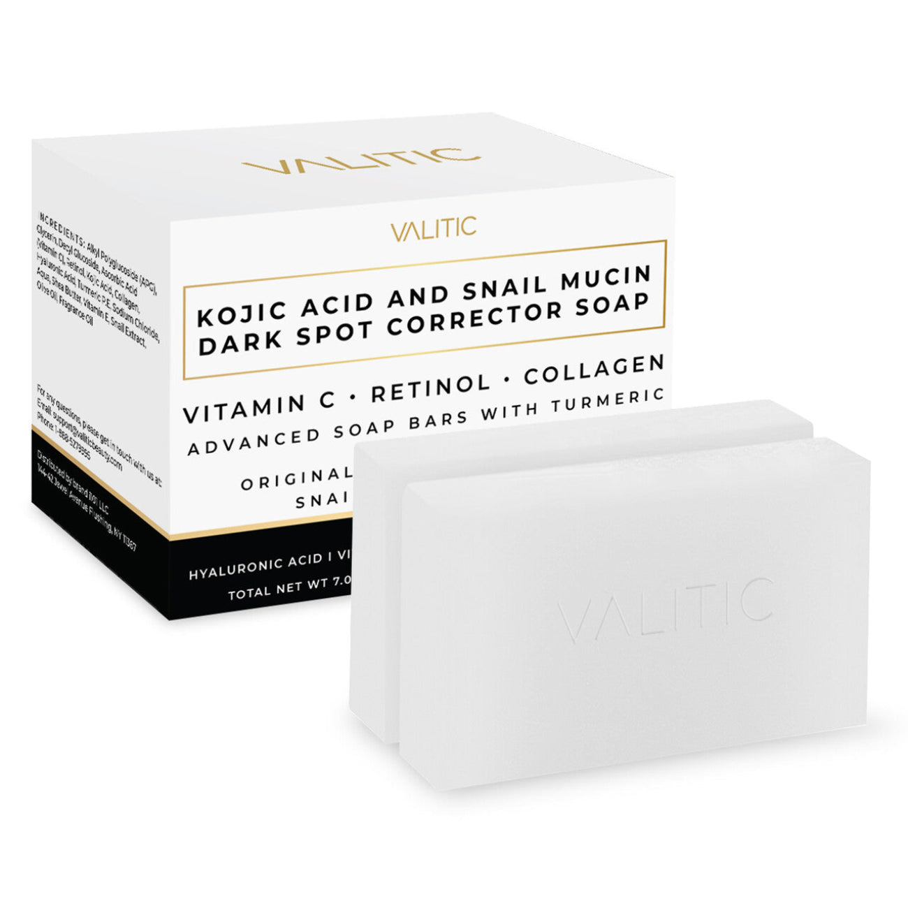 Kojic Acid Snail Mucin Soap Bar